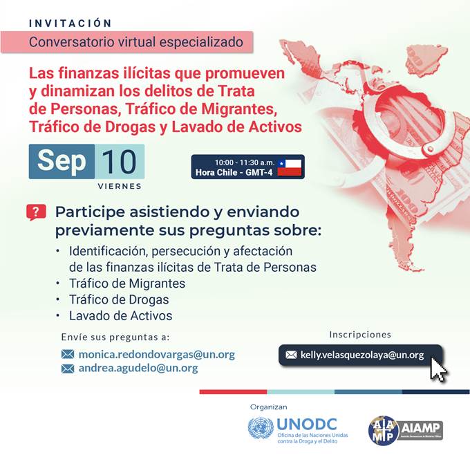 I conversatorio AIAMP-UNODC, 17 septiembre 2021