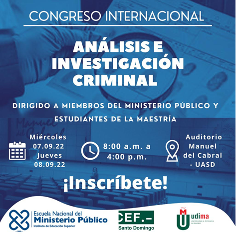Congreso internacional sobre análisis e investigación criminal